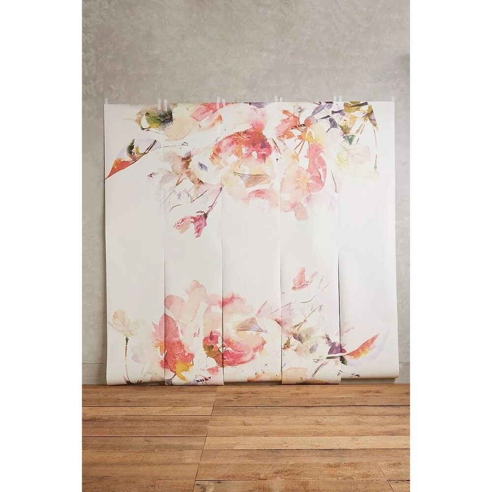 Anthropologie Anewall Rosella Floral Mural